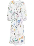 Dorothee Schumacher Floral Power midi dress - White