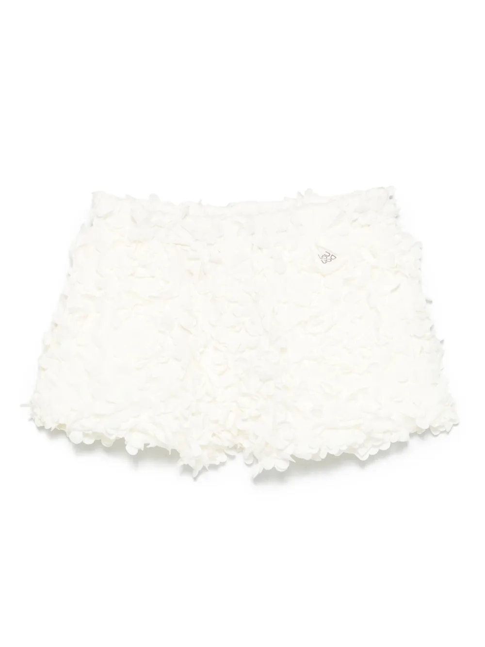 DOUUOD FLORAL-APPLIQUÉ SHORTS