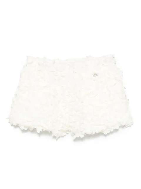Douuod Kids shorts con aplique floral