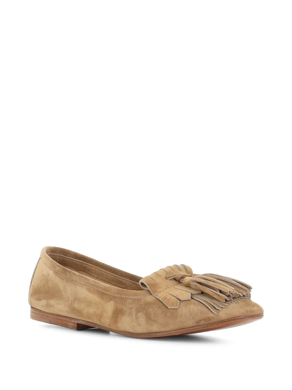 Henderson Baracco suede ballerina shoes - Bruin