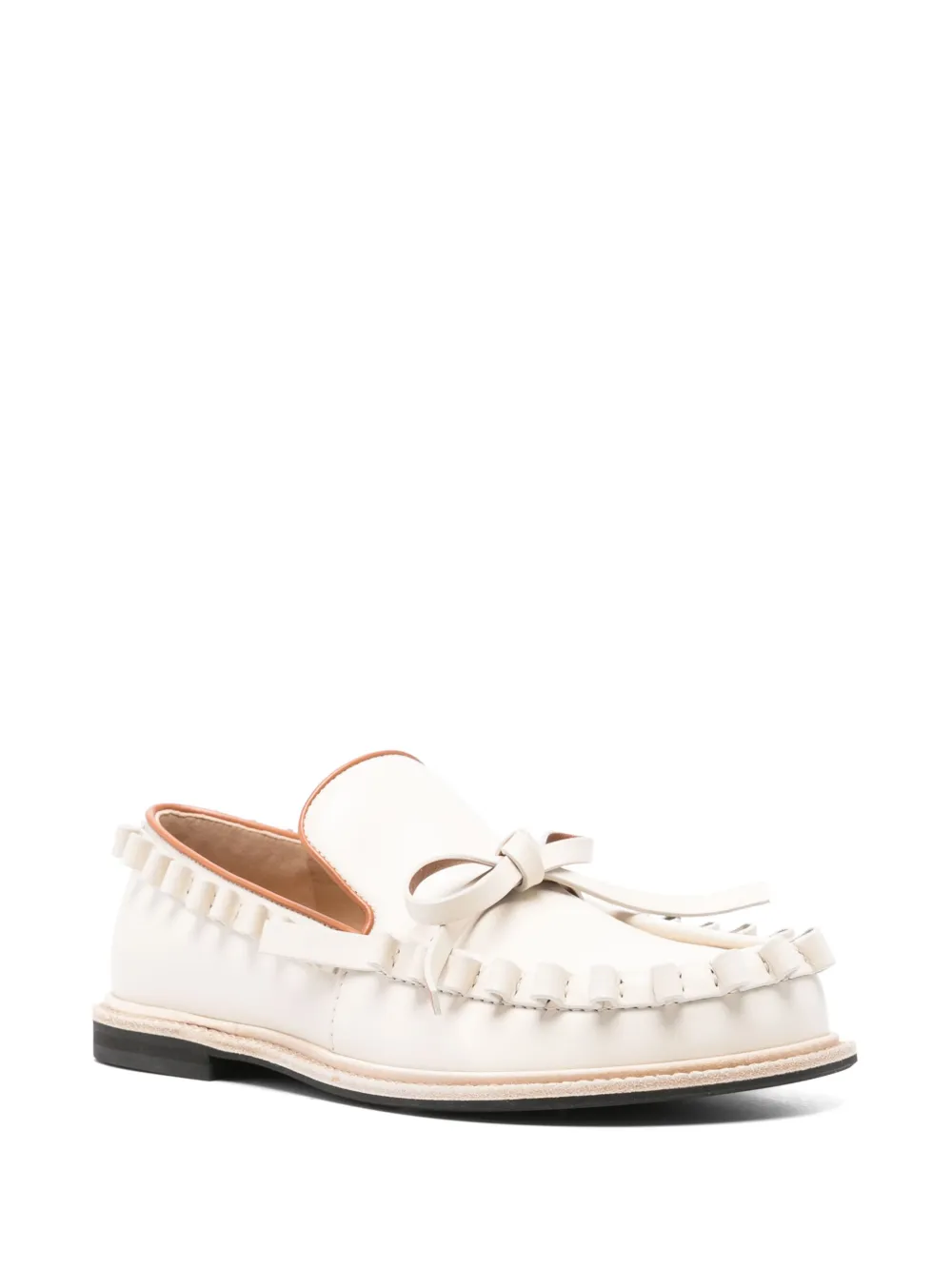 JW Anderson Loafers met strikdetail - Beige