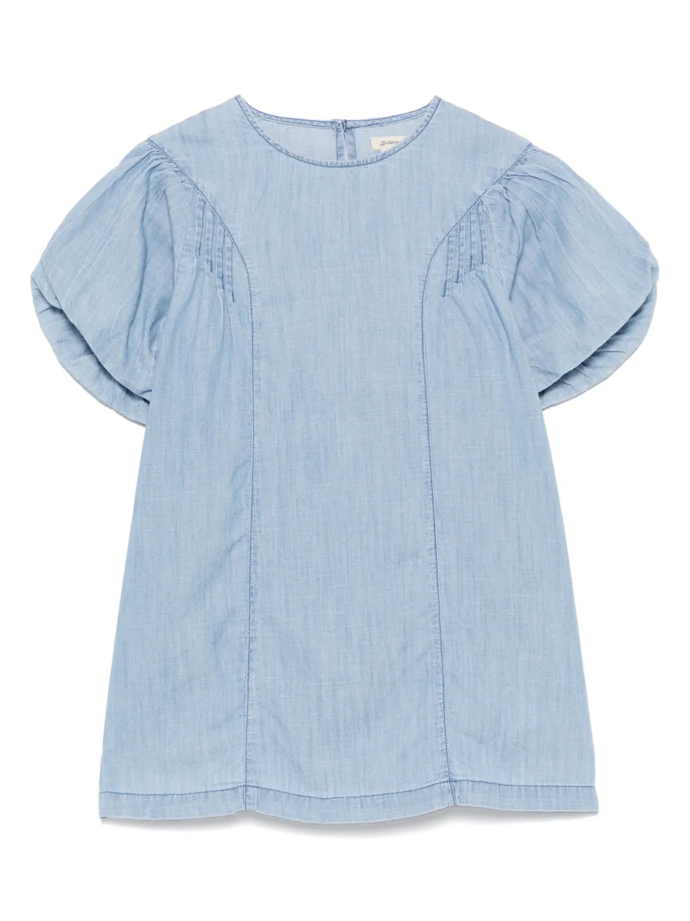 Bellerose Chambray Mini Dress In Blue