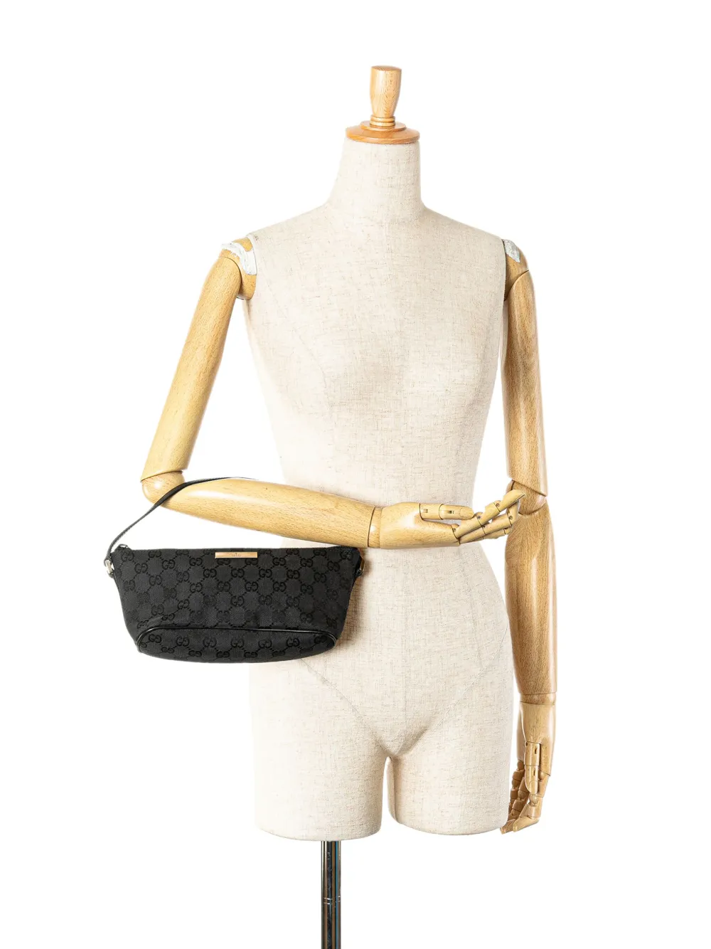 Gucci Pre-Owned 2000-2015 GG Canvas Boat shoulder bag - Zwart