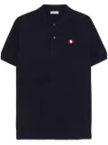 Bally Flag-embroidered polo shirt - Blue