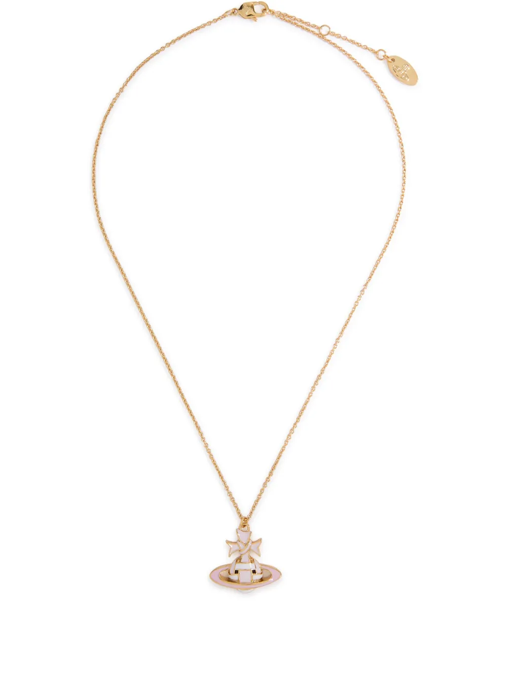 Vivienne Westwood Orb-pendant Chain Necklace In Gold