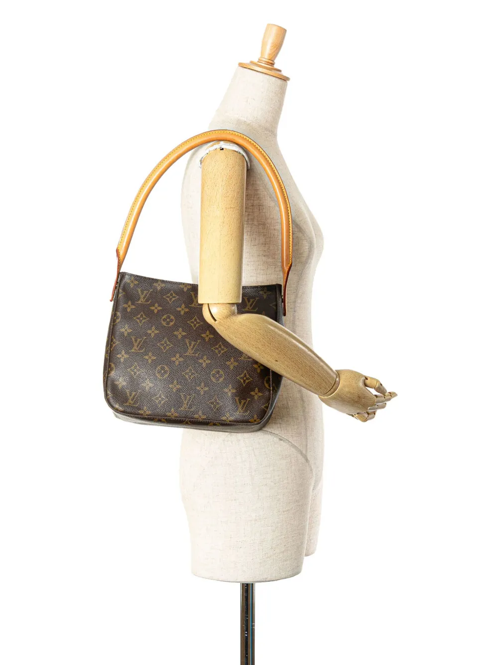 Louis Vuitton Pre-Owned 2002 Monogram Looping MM schoudertas - Bruin