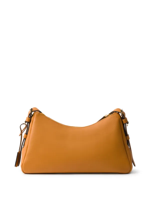 【関税＆送料込み】Prada AimACe Medium Bags Black Prada Aimée medium leather shoulder bag | PRADA