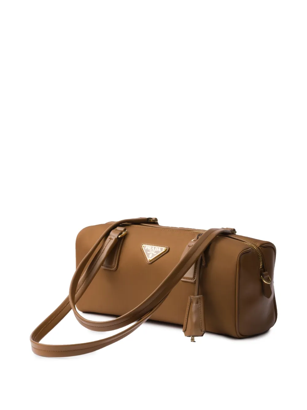 Prada Medium shopper met logo Bruin