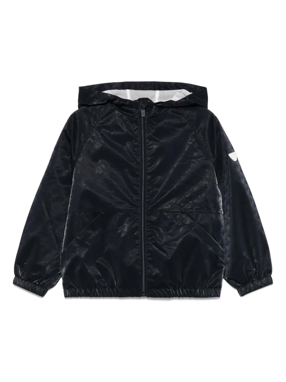 Emporio Ar i Kids Jack met all-over logoprint Blauw