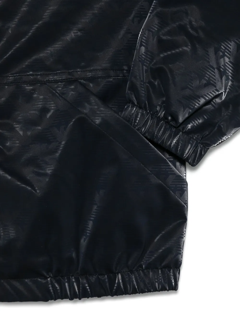 Emporio Armani Kids Jack met all-over logoprint Blauw