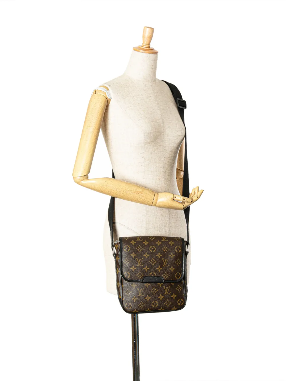 Louis Vuitton Pre-Owned 2009 Monogram Macassar Bass PM crossbody bag - BROWN