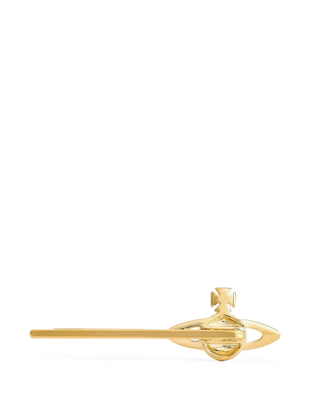 Vivienne Westwood Orb-plaque hair clip - Goud