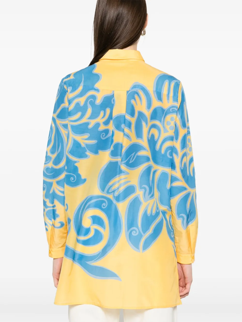 ETRO Blouse met print Geel