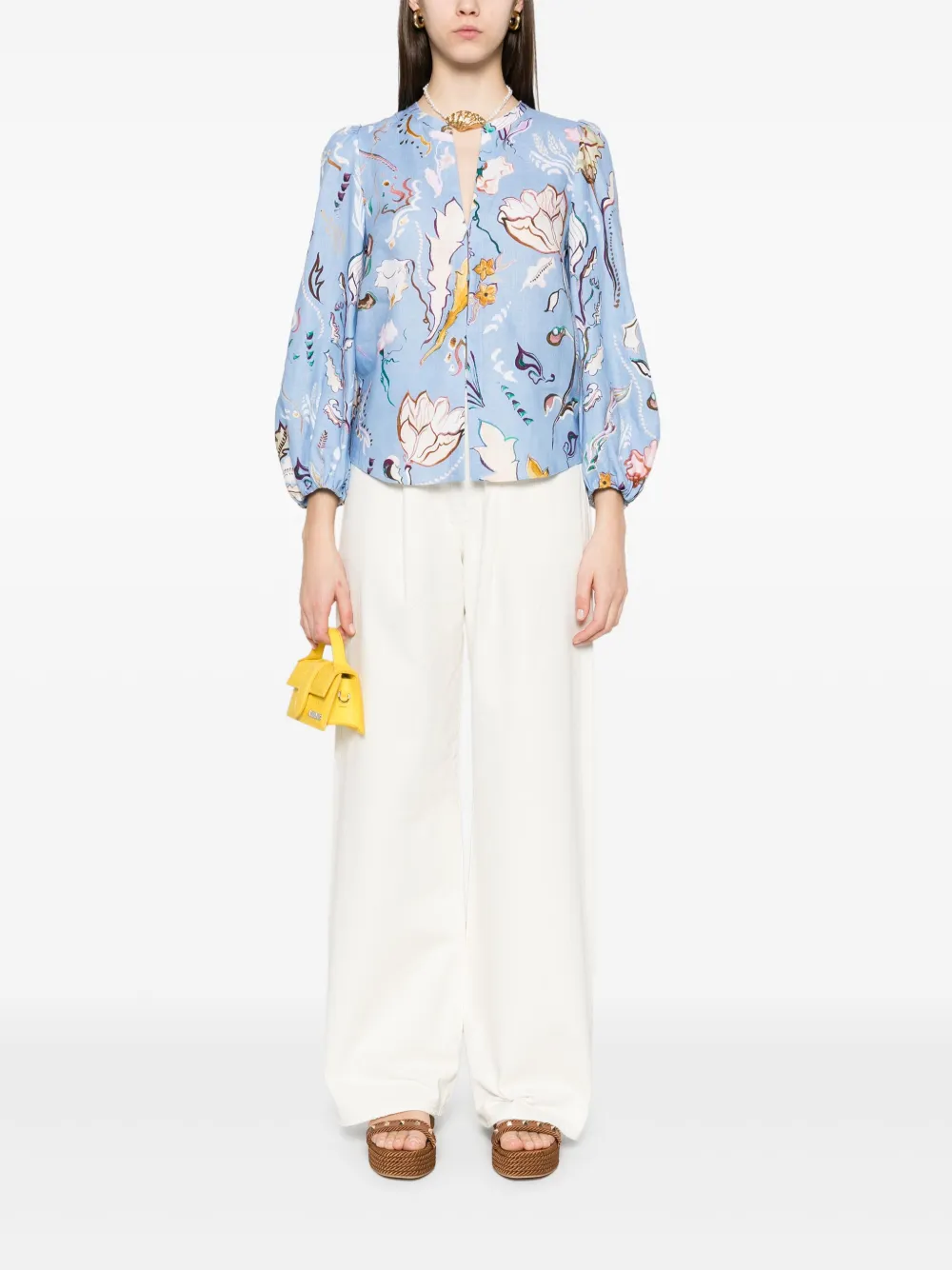 Dorothee Schumacher Floral Power blouse Blauw