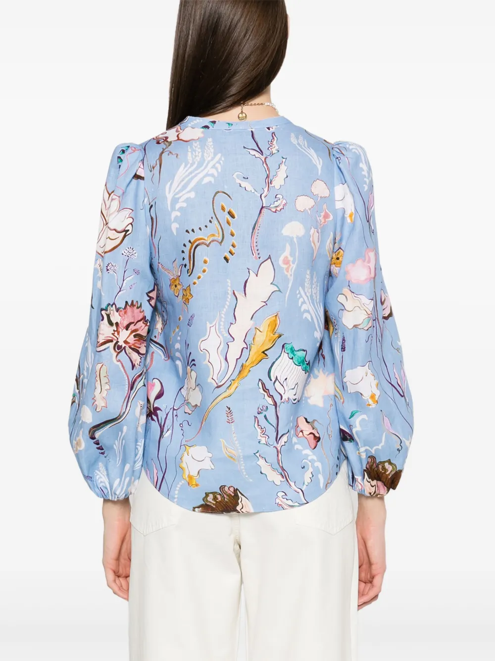 Dorothee Schumacher Floral Power blouse Blauw