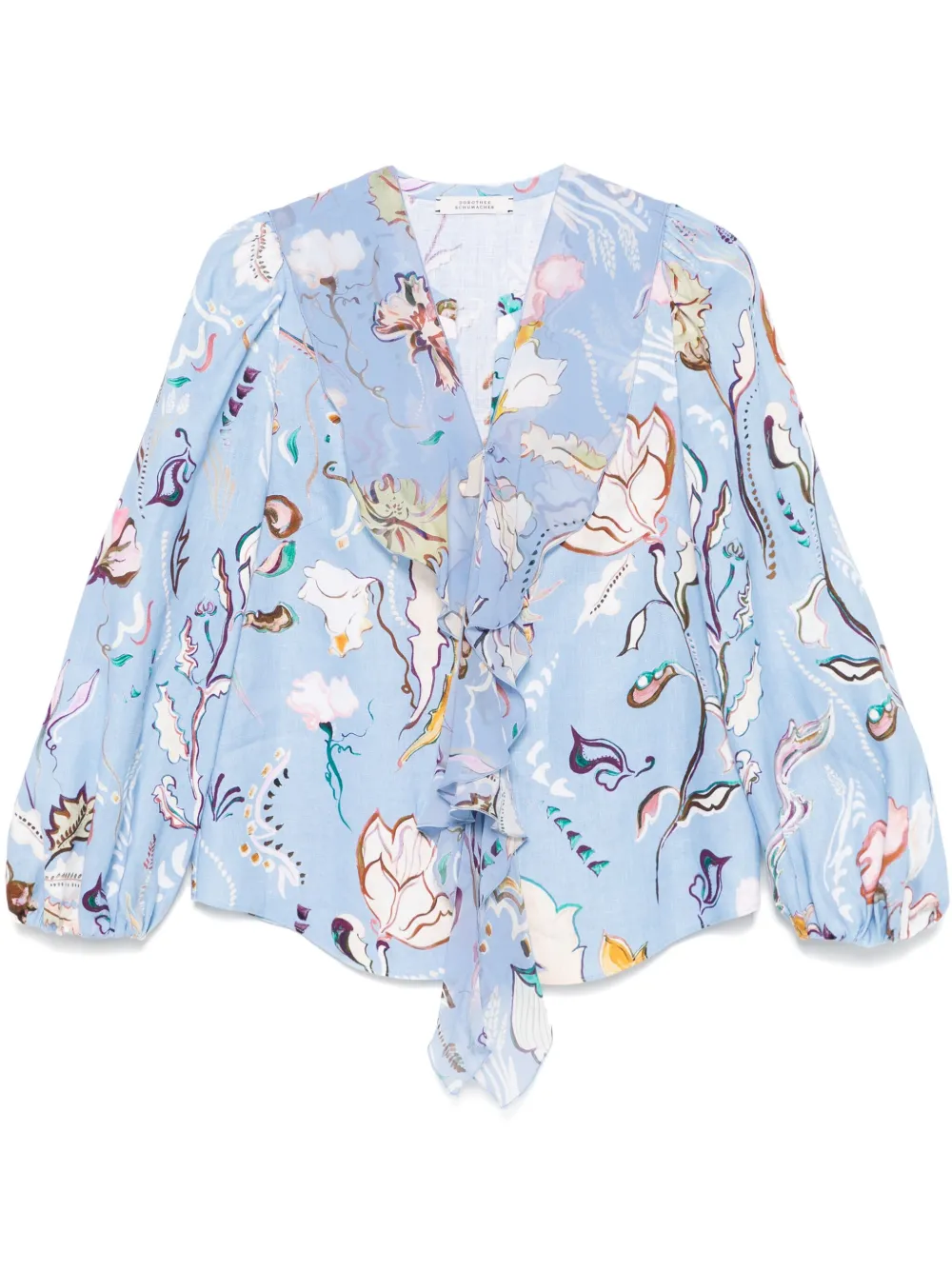 Dorothee Schumacher Floral Power blouse Blauw