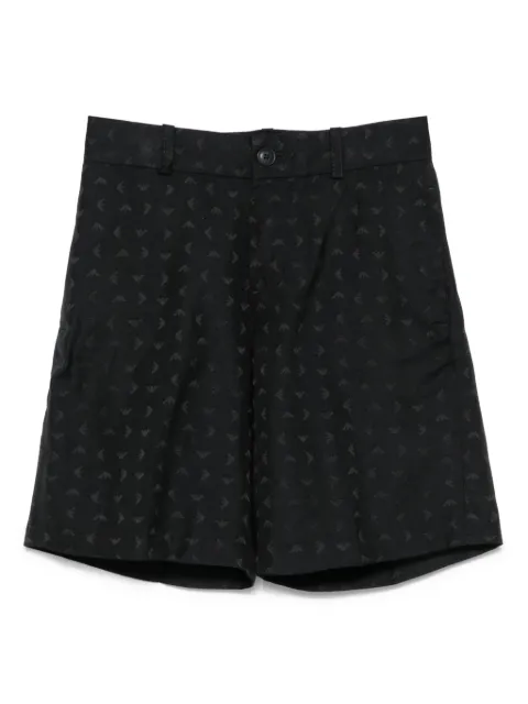 Emporio Armani Kids monogram-jacquard shorts