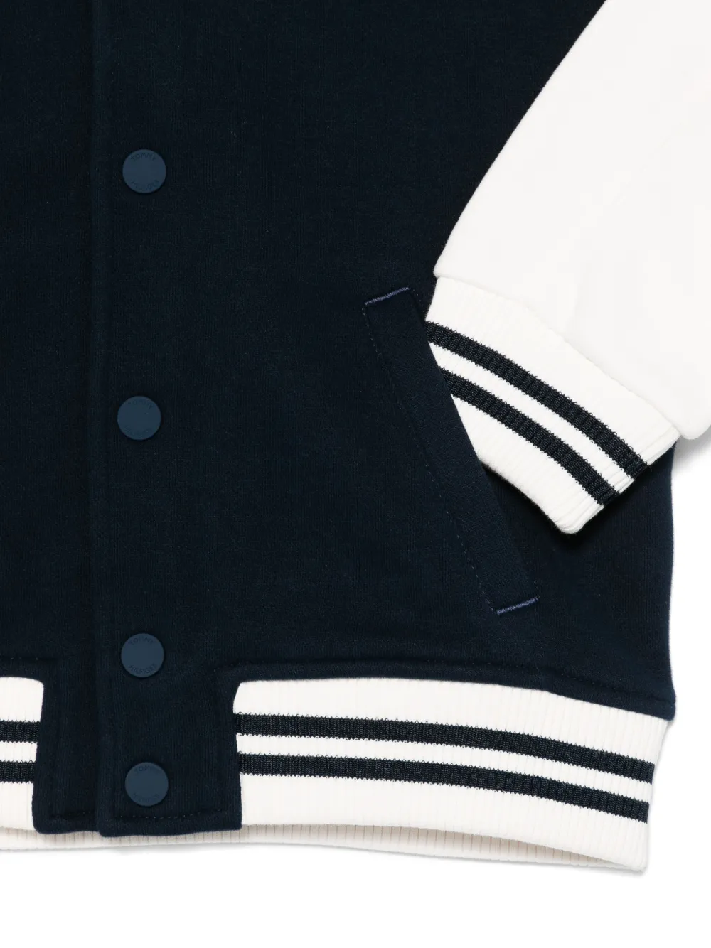 Tommy Hilfiger Junior Bomberjack met logoprint Blauw