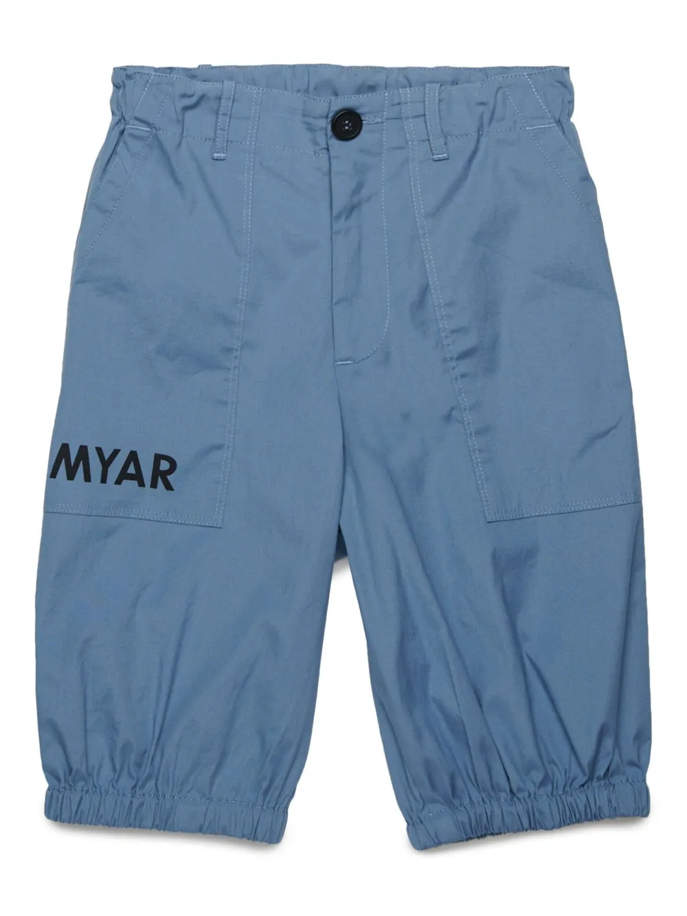 MYAR KIDS logo-print shorts | Blue | Image 1