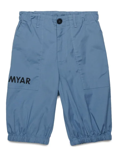 MYAR KIDS shorts con logo estampado