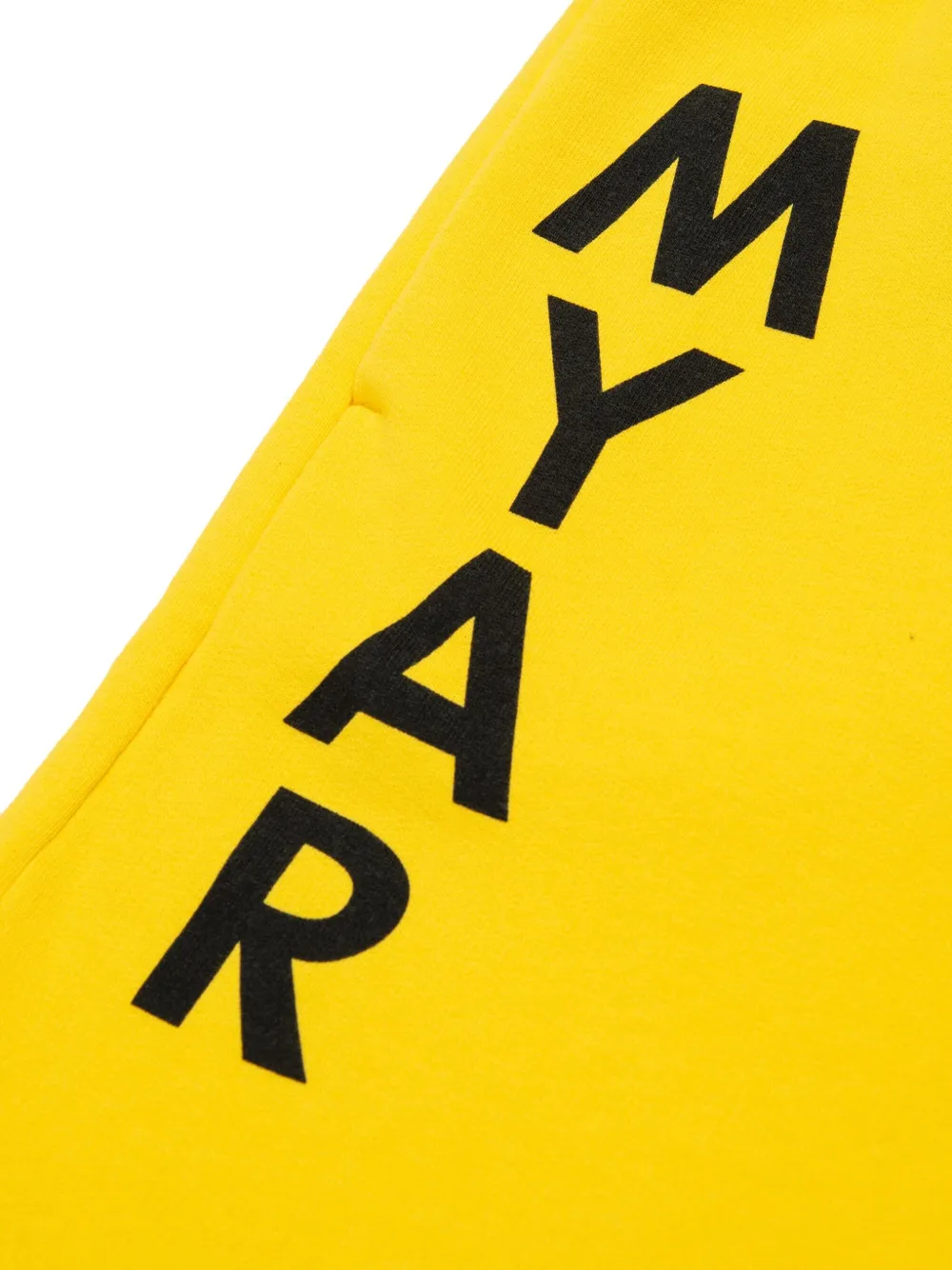 Shop Myar Logo-print Shorts In Yellow