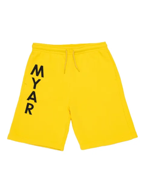 MYAR KIDS logo-print shorts