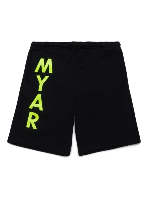 MYAR KIDS shorts con logo estampado