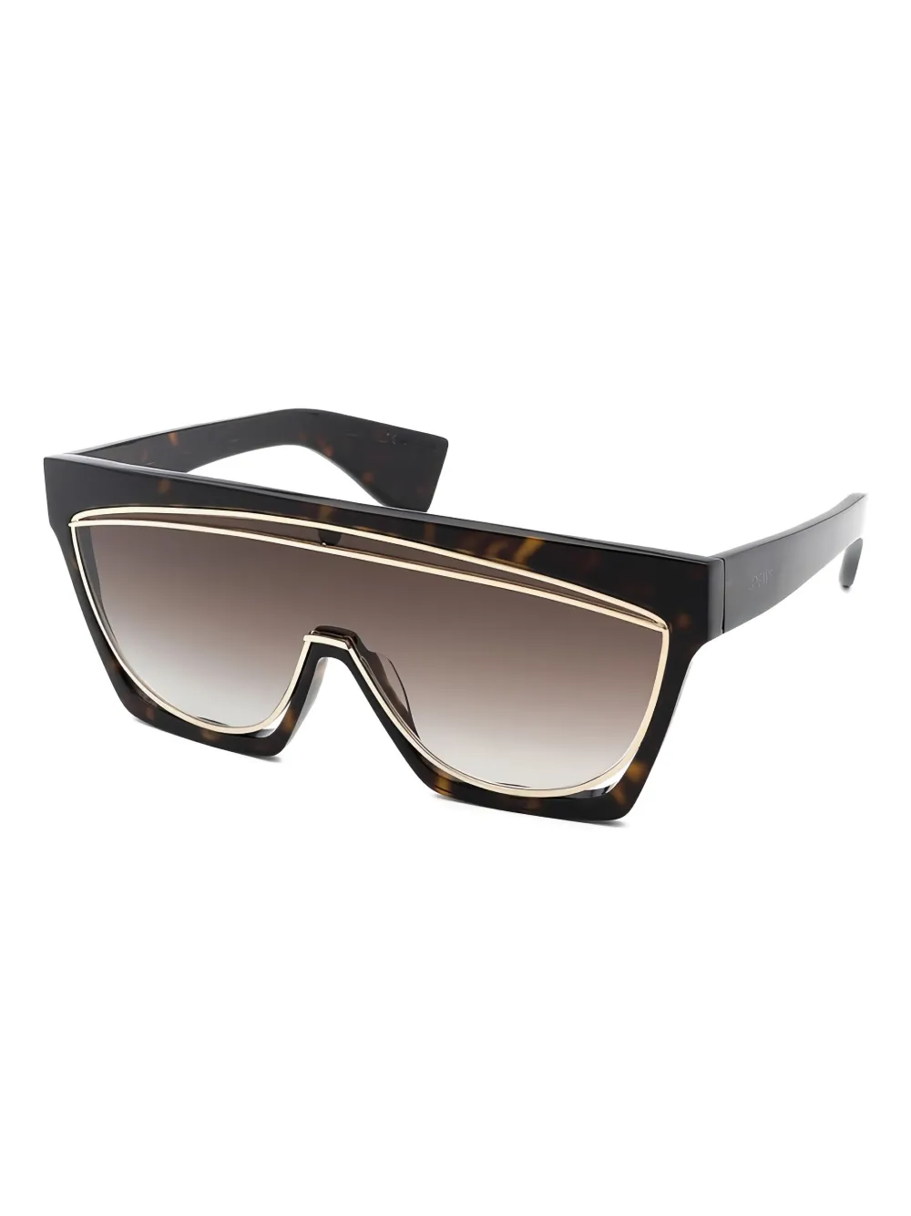 LOEWE shield-frame sunglasses - Bruin