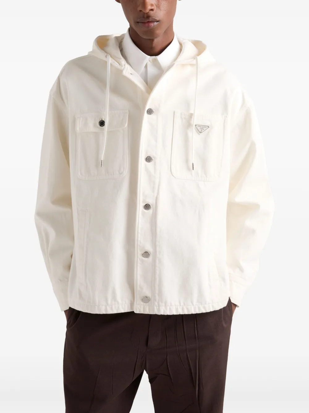 Prada Denim overhemd Wit