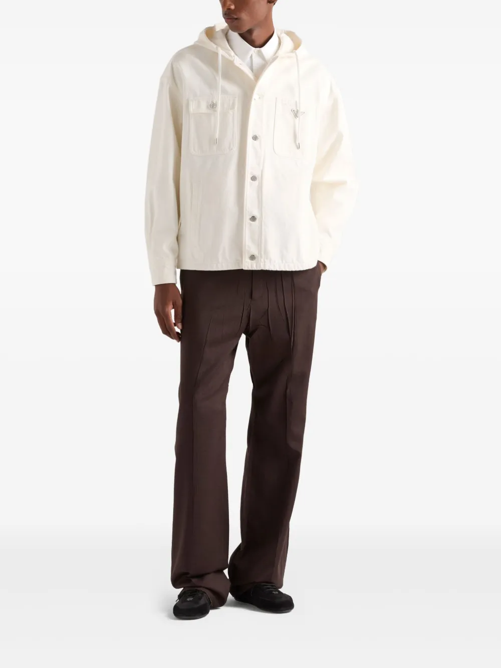 Prada Denim overhemd Wit