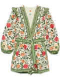 FARM Rio Garden Tapestry romper - Neutrals