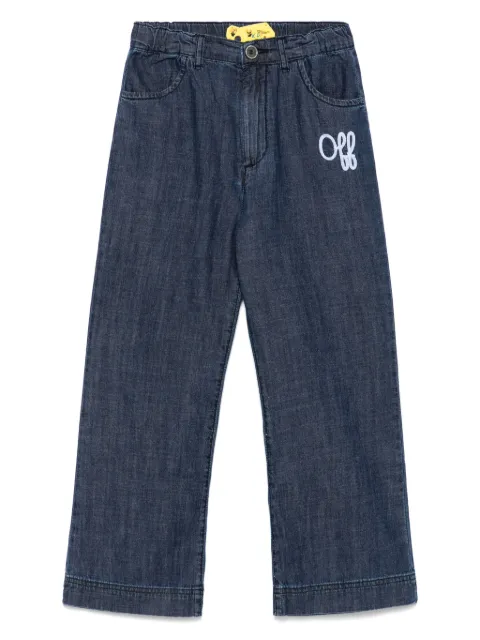 Off-White Kids Script Type jeans