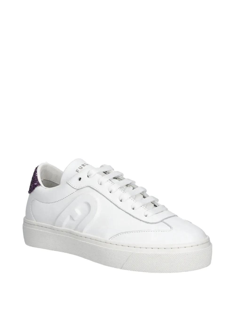 Furla glitter detailing trainers - Wit