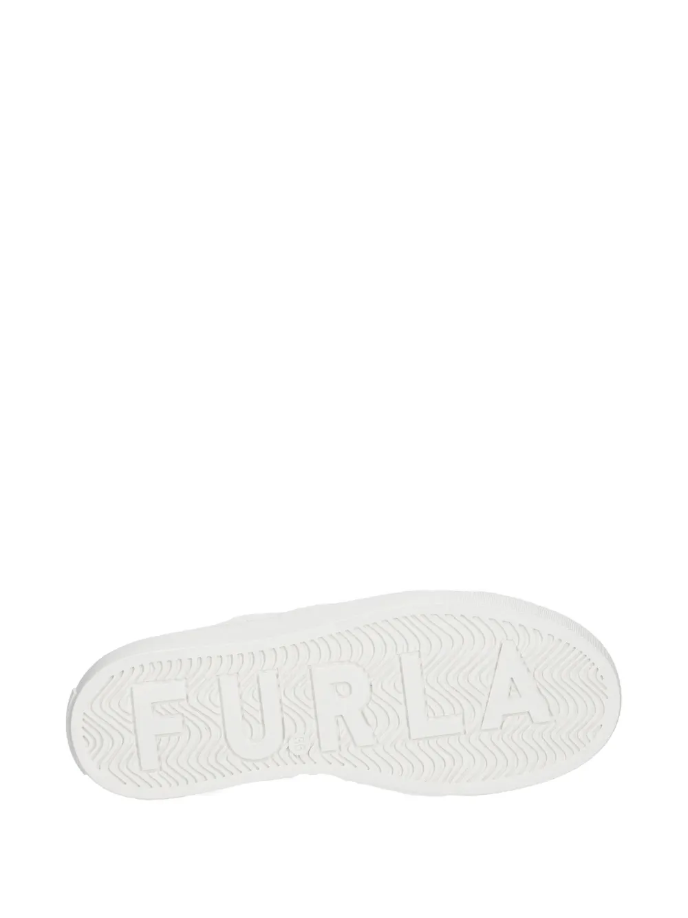 Furla Glitter Detailing Trainers In White