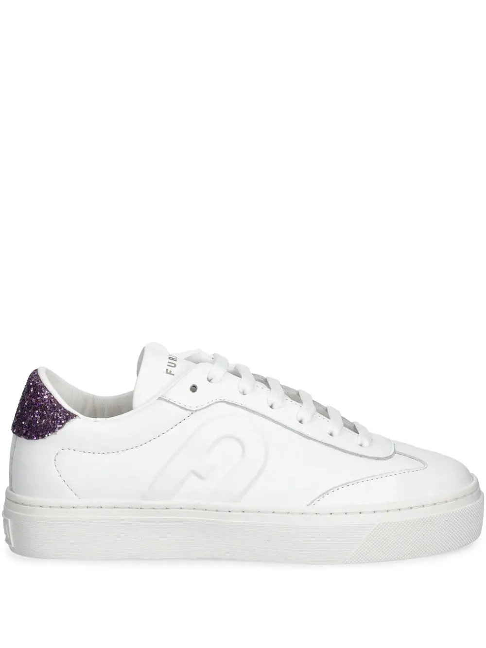 Furla glitter detailing trainers White