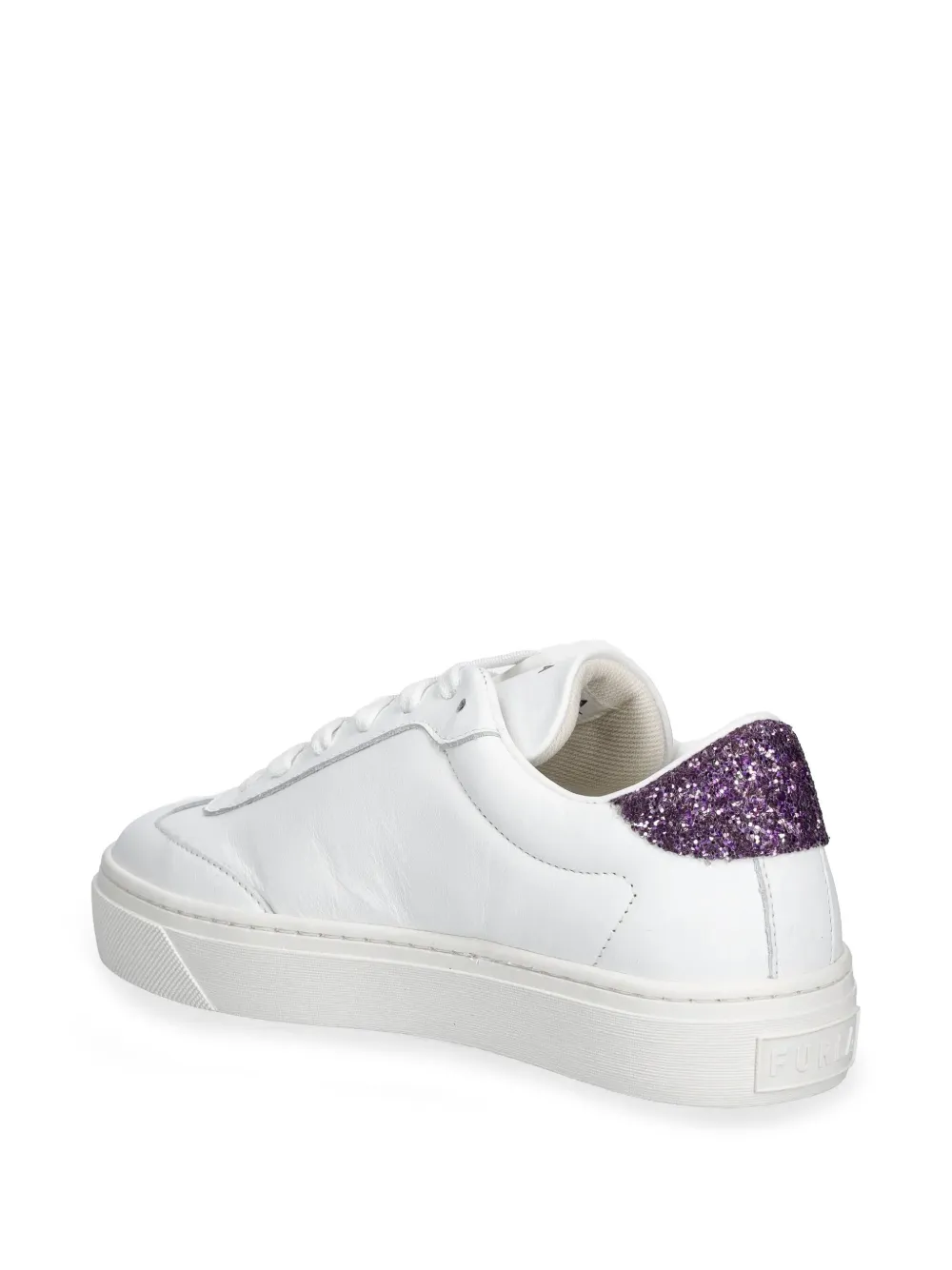 Furla glitter detailing trainers White