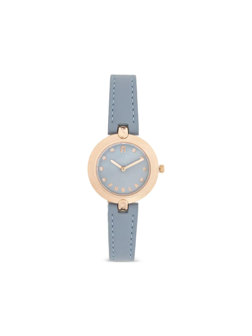 Furla Logo Links 28mm 腕時計 - ブルー Furla Logo Links 28mm 腕時計 - ブルー