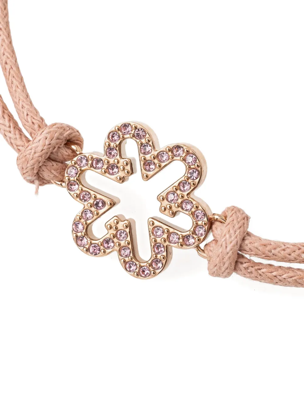 Furla Armband verfraaid met bloemen - Goud
