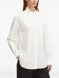 Forte Forte tie-neck cotton shirt - White