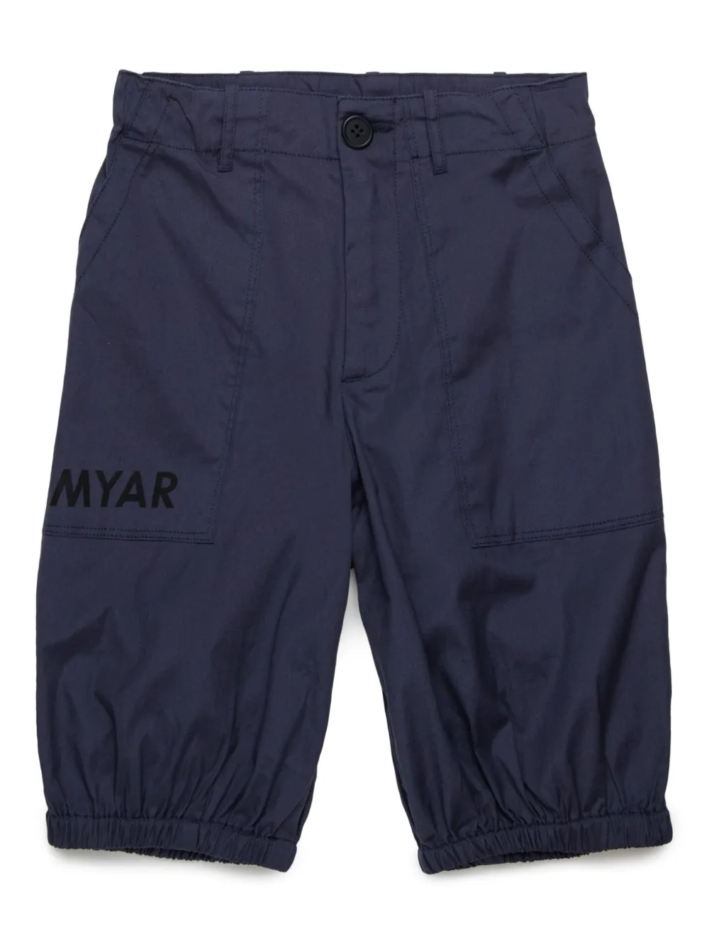 MYAR KIDS logo-print shorts | Blue | Image 1