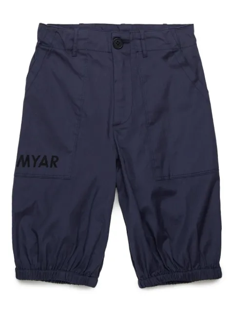 MYAR KIDS shorts con logo estampado