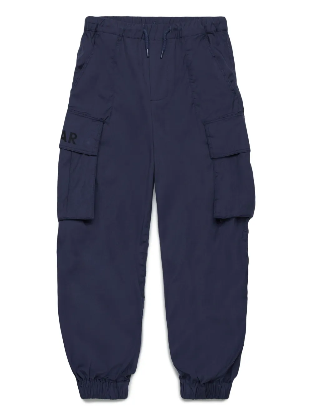 MYAR KIDS logo-print trousers | Blue | Image 1