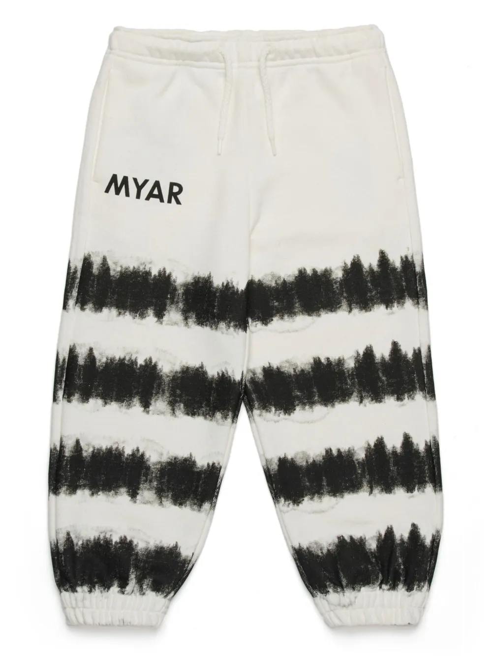 MYAR KIDS tie-dye track pants | White | Image 1