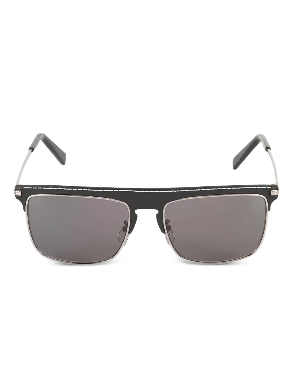 LOEWE leather-frame square sunglasses | Black | Image 1