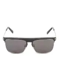 LOEWE leather-frame square sunglasses - Black