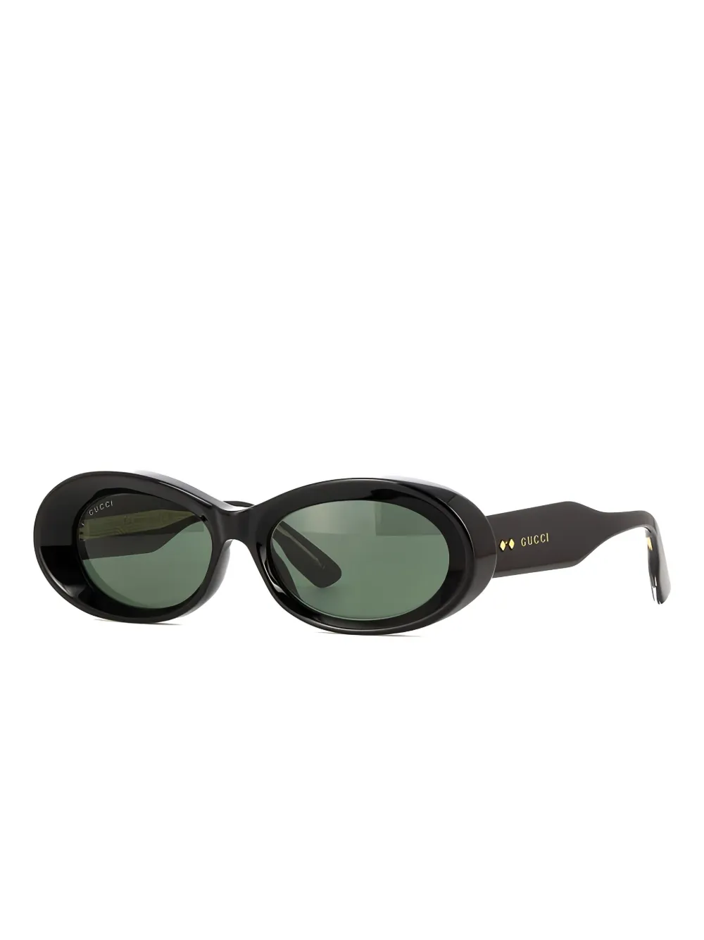 Gucci Eyewear oval-frame sunglasses - Zwart