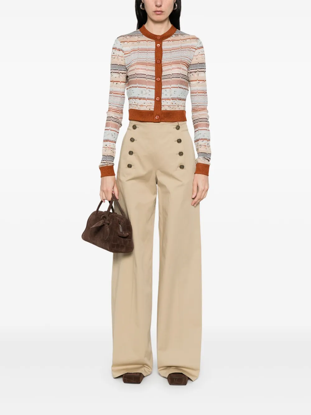 ETRO Broek met vlakken - Beige