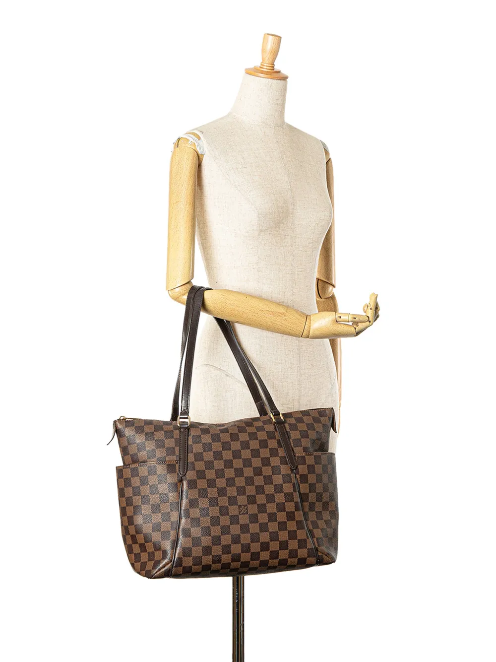 Louis Vuitton Pre-Owned 2016 Damier Ebene Totally MM tote bag - Bruin