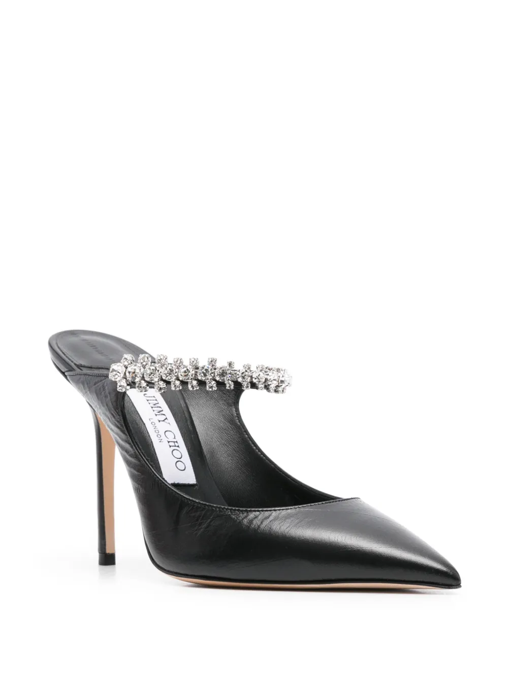 Jimmy Choo Pre-Owned 110 mm Bing muiltjes - Zwart