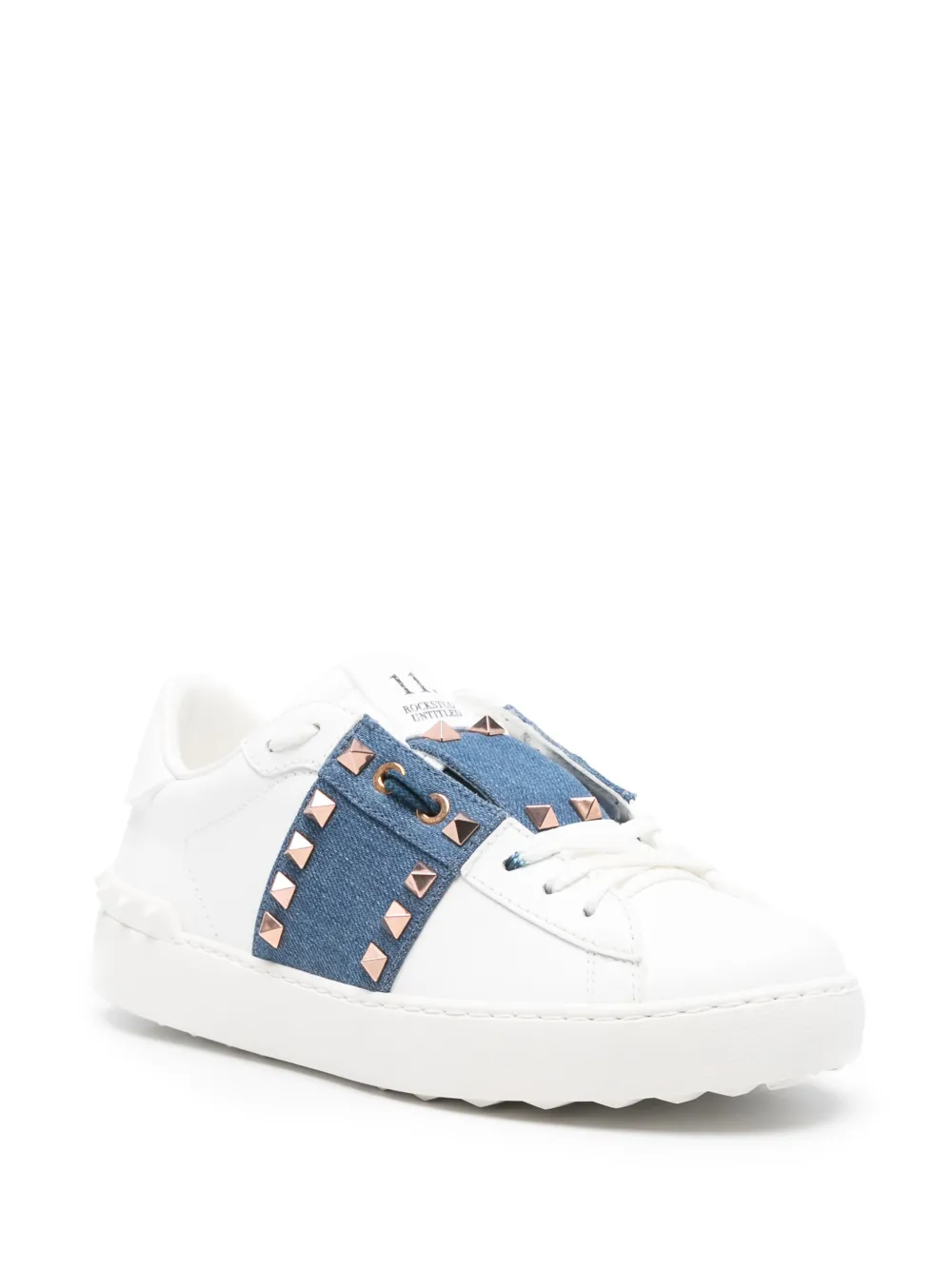 Valentino Garavani Pre-Owned Rockstud Untitled sneakers - Wit